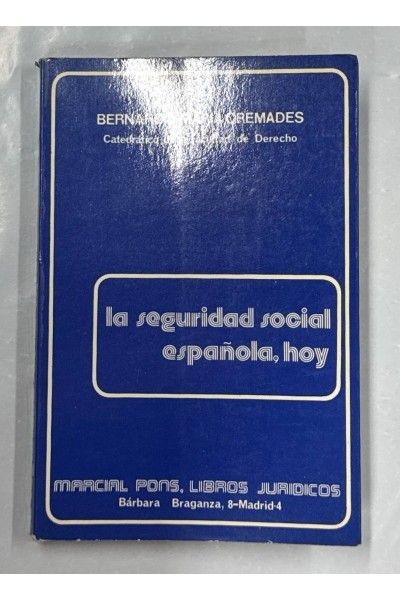 La seguridad social española, hoy